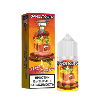 Жидкость Gang XBOX 2% Extra Hard 30ml - Жвачка Банан Апельсин