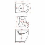Биде напольное Artceram FILE 2.0 FLB002 Bianco Matt