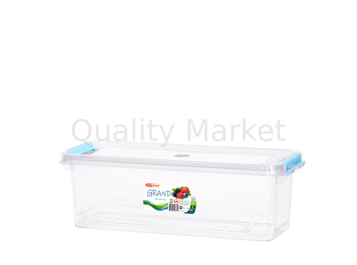 Контейнер с защ.д/хранен "Grand" прям 1,8л (27,9х11,8 h94,0см) прозр.(48)