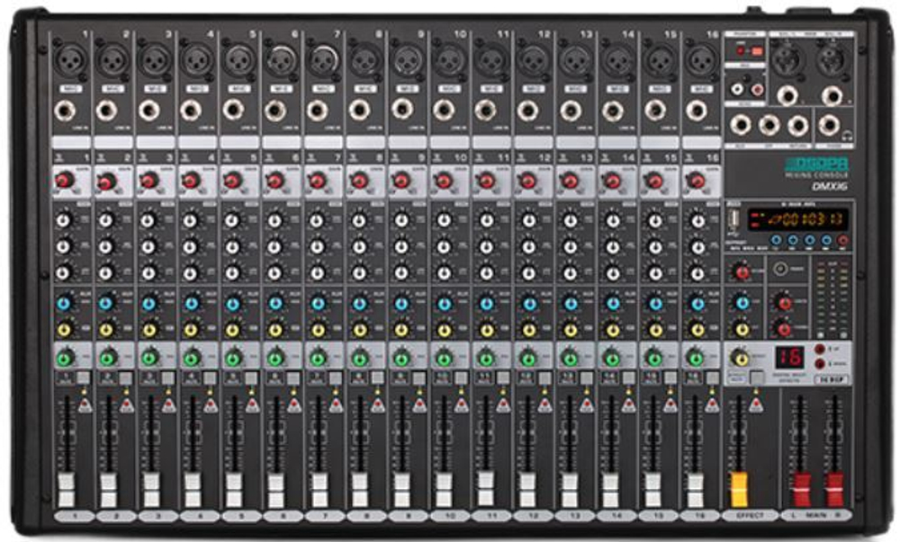 Аудиомикшер  DSPPA DMX16