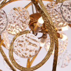 Люстра Cloyd MAZE C6 / Ø45 см - латунь (арт.10446)