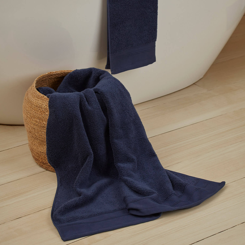 Полотенце для СПА 84х152 Onsilk Шанти темно-синее