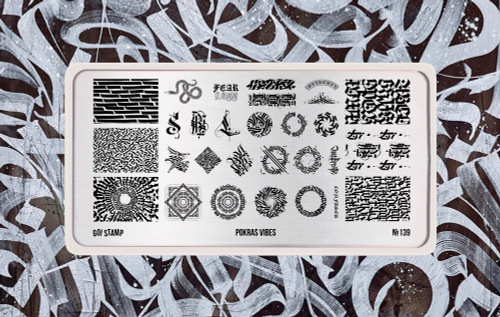 GO! Stamp Пластина для стемпинга 139 Pokras Vibes