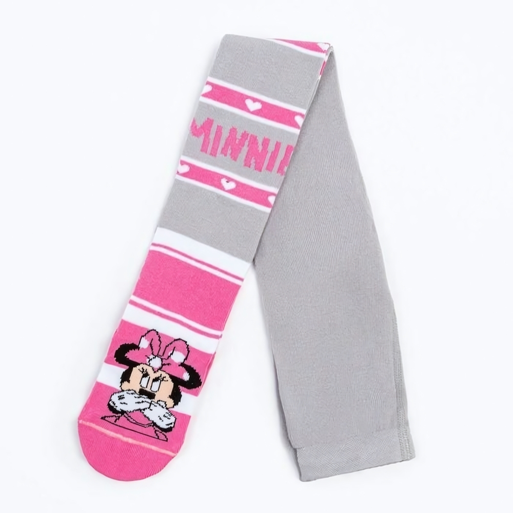 Колготки для девочек "Minnie", Минни Маус, р. 92-98, серый KAFTAN, 1 шт.