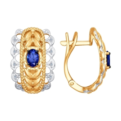 Серьги Au 585 (2020859 №16 29)