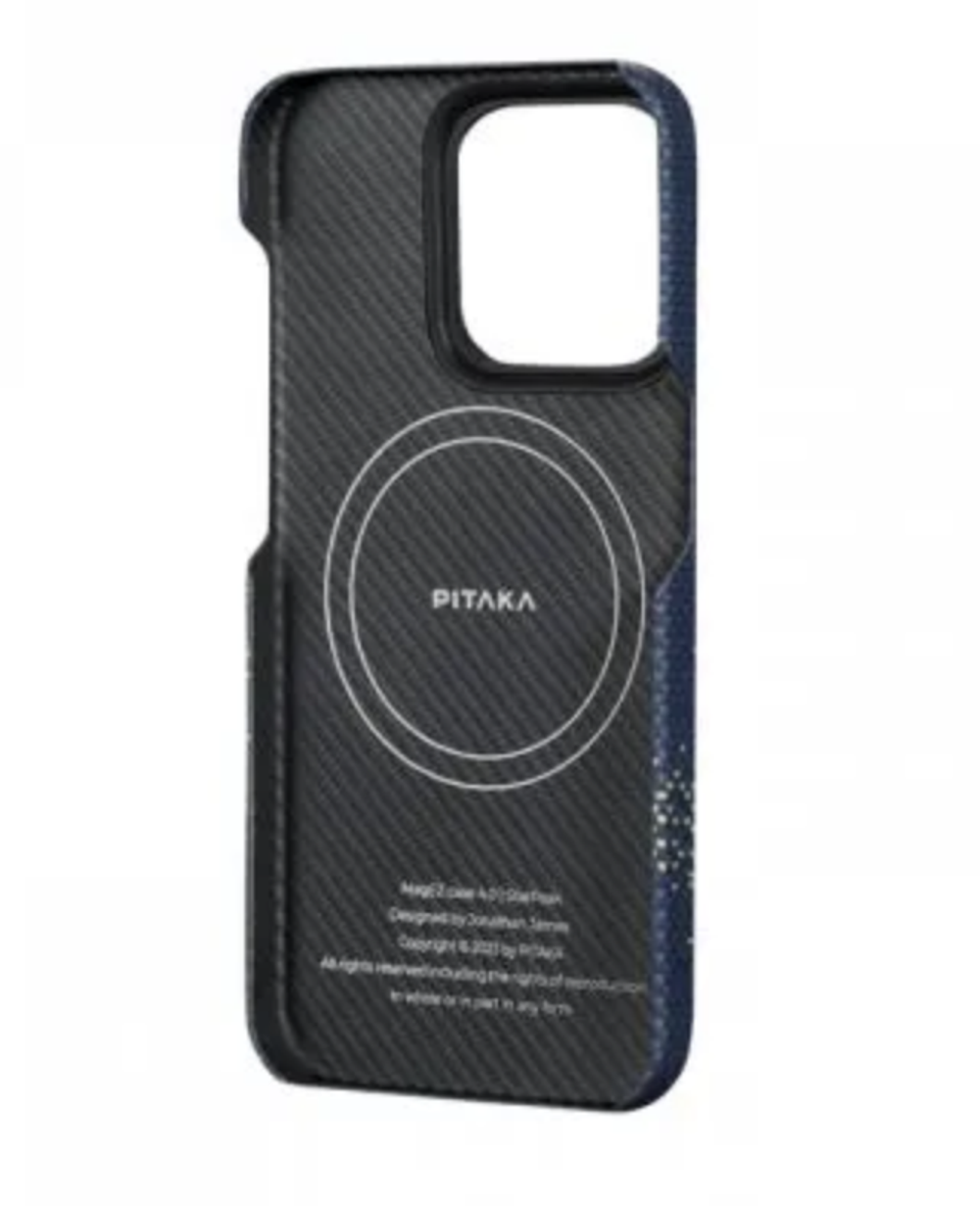 Чехол iPhone 15 Pro Max Pitaka MagEZ Case 4 Aramid Fiber 1500D (Star)