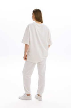 Футболка Mazzika Unisex Oversize OneSize, цвет молоко
