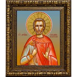 Богдан (Феодот) Кизический Святой мученик. Икона на холсте.