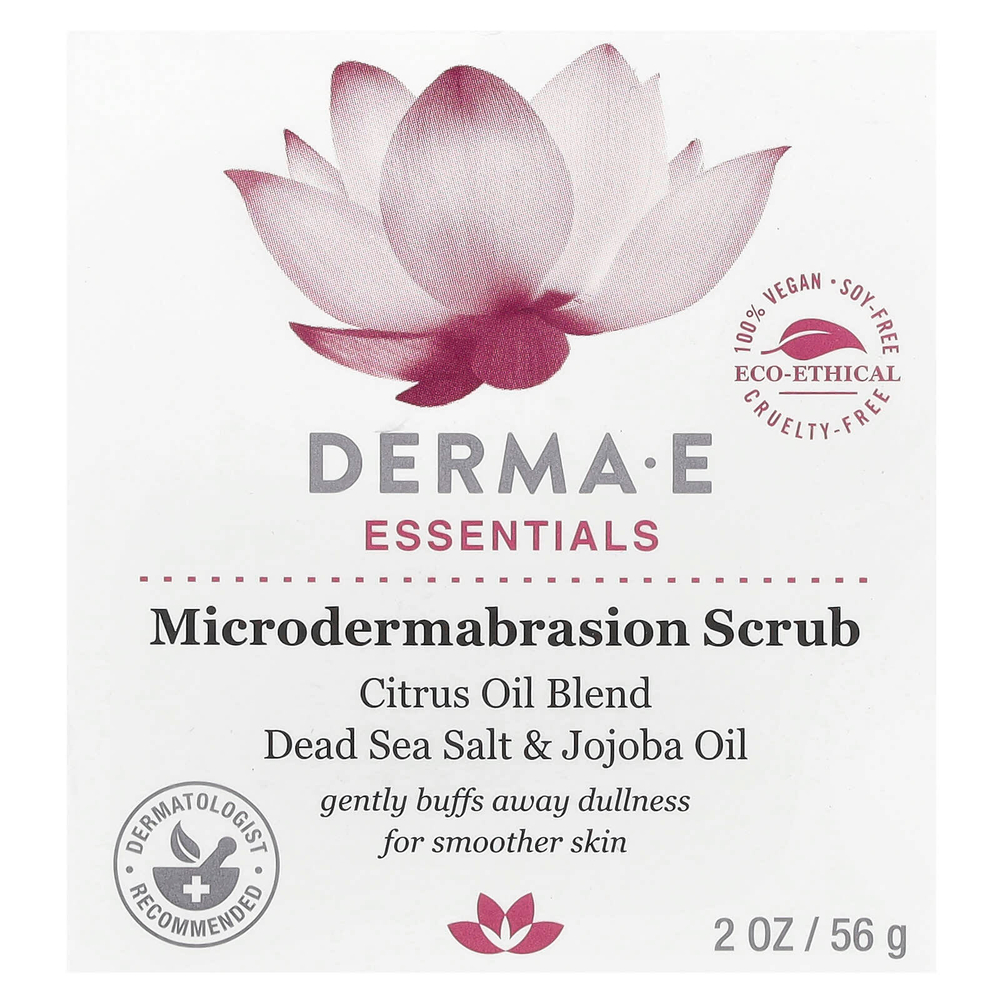 DERMA E, Скраб для микрошлифовки кожи, 56 г (2 унции)