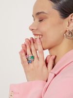 КОЛЬЦО "FALL IN LOVE PINK"
