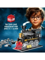 Конструктор «Волшебный экспресс», модель ретро локомотива -