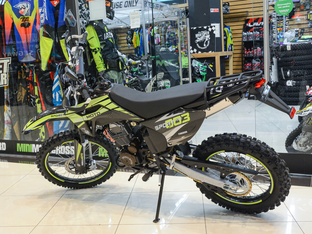 Мотоцикл эндуро Regulmoto Sport-003 PRO 300 ПТС Черно/Зеленый