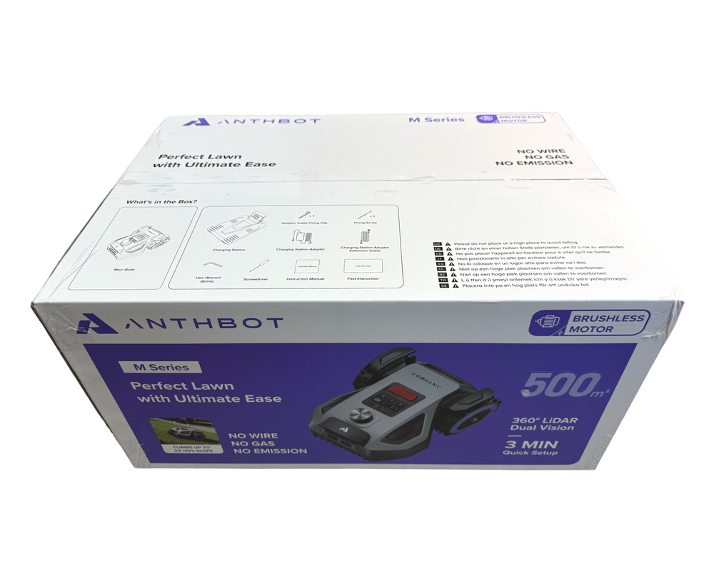 Робот-газонокосилка Anthbot M5 LIDAR для участков 500 м² (5 соток)