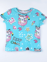 Футболка трикотажная для девочки 3-6 лет Fleur de Vie