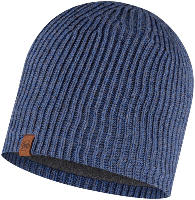 Шапка вязаная с флисом Buff Hat Knitted Polar Lyne Denim Фото 1