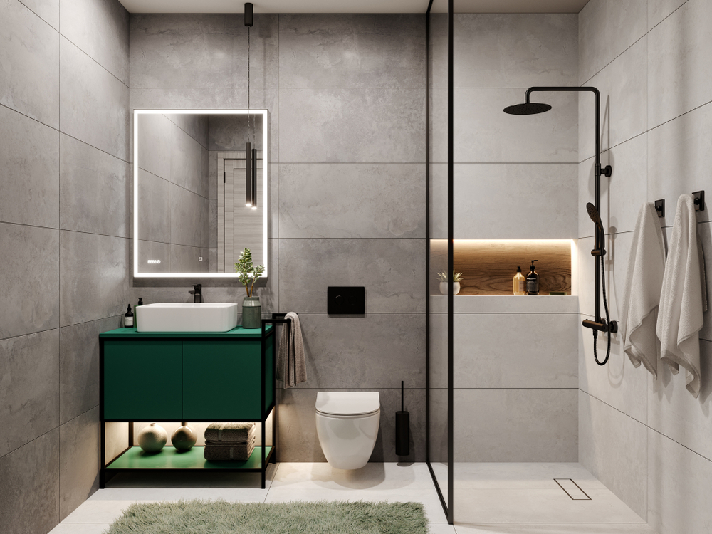 Глазурованный керамогранит Cersanit Balance 44.8x89.8 см 1.206 м² матовый цвет серый