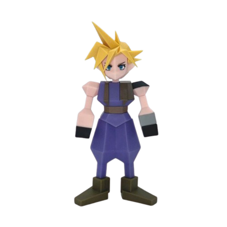 Фигурка Final Fantasy VII Polygonal Soft Vinyl Figure - Cloud Streif