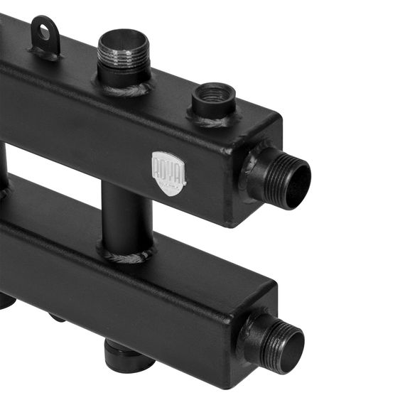 Коллектор Royal Thermo на 4 (5) отопительных контуров (сверху/снизу/сбоку) с кронштейнами — (2)