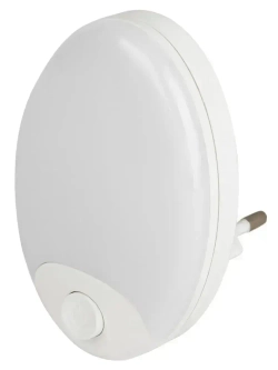 Ночник - светильник светодиодный ЭРА NN-623-SW-W в розетку с выключателем белый