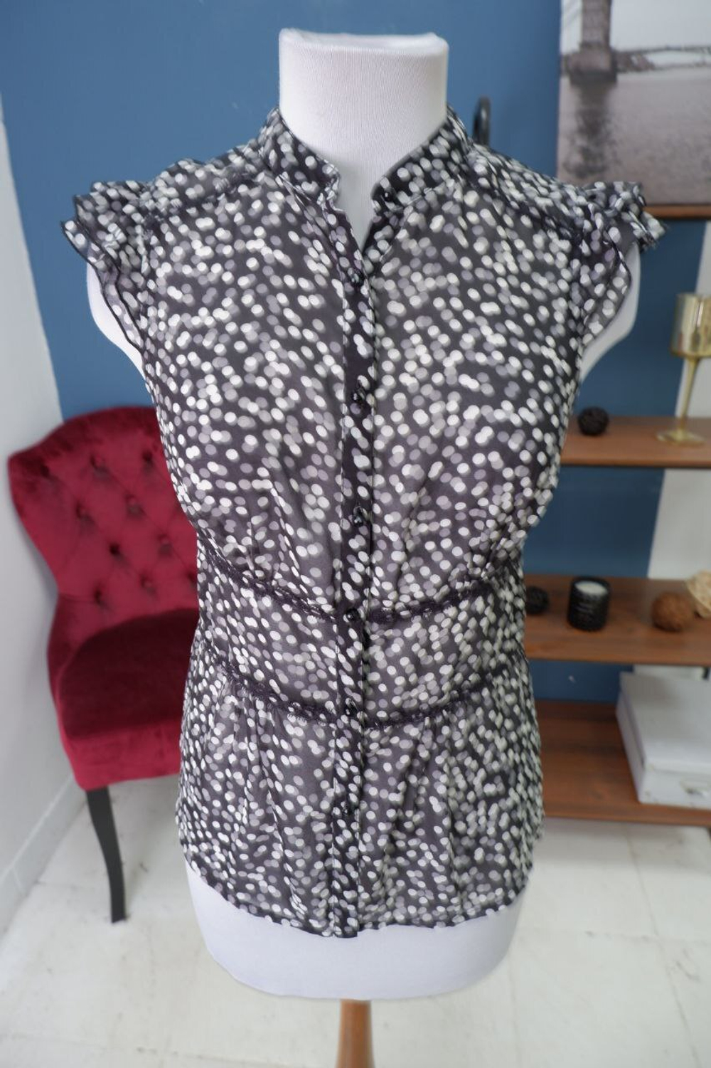 Блуза O'stin  с принтом 44 размер