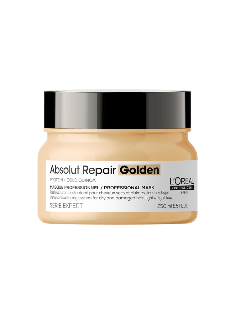 PROFESSIONAL MASK ABSOLUT REPAIR INSTANT RESURFACING SYSTEM FOR DRY AND DAMAGED HAIR/ Золотая маска для интенсивного восстановления очень поврежденных волос