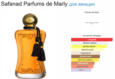 Safanad Parfums de Marly 75 ml (duty free парфюмерия)