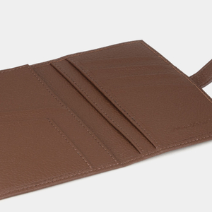 Обложка для паспорта и автодокументов из натуральной кожи теленка, цвета шоколад