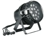 PL-P169 — светодиодный PAR-прожектор 18×15 Вт RGBWA с зумом 19°–50° IP65