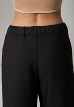 Брюки палаццо черные