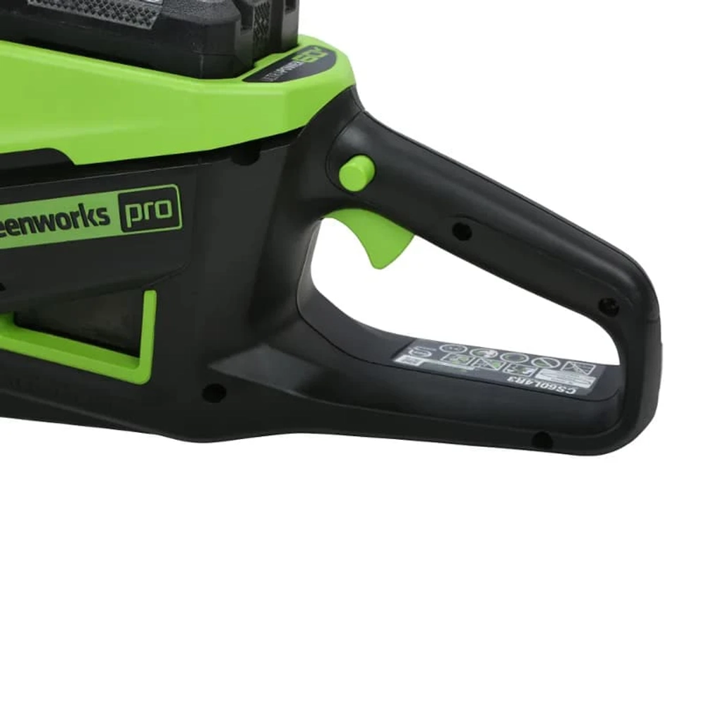Аккумуляторная цепная пила Greenworks GD60CS252K5 (2 x 5 Ач, ЗУ) 2008907U2G