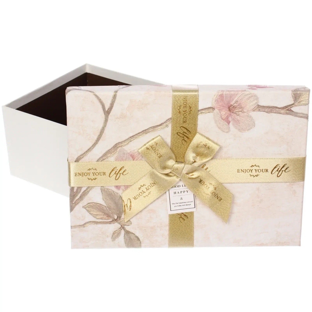 Коробка подарочная «Грация» 23*16*9.5 см, Золото