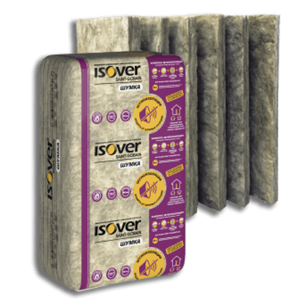 Утеплитель ИЗОВЕР Шумка 1000х610х50мм