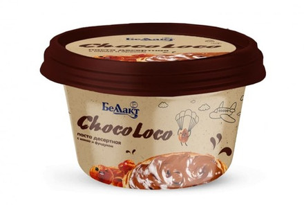 Паста десертная "ChocoLoco" С какао и фундуком 250г. Беллакт