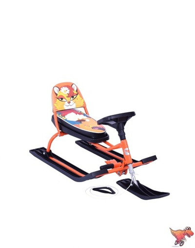 Снегокат Барс Comfort Animals со складной спинкой