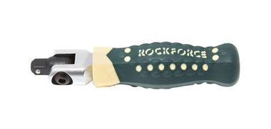 Вороток шарнирный с резиновой ручкой 100мм, 1/4'' RockForce##Rock FORCE RF-8012100