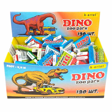 Жевательная резинка ZOOpark Dino 2,5гр (120) (Китай)