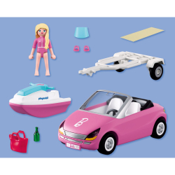 Playmobil 72123 x Barbie Кабриолет с гидроциклом 37 деталей — фото 3