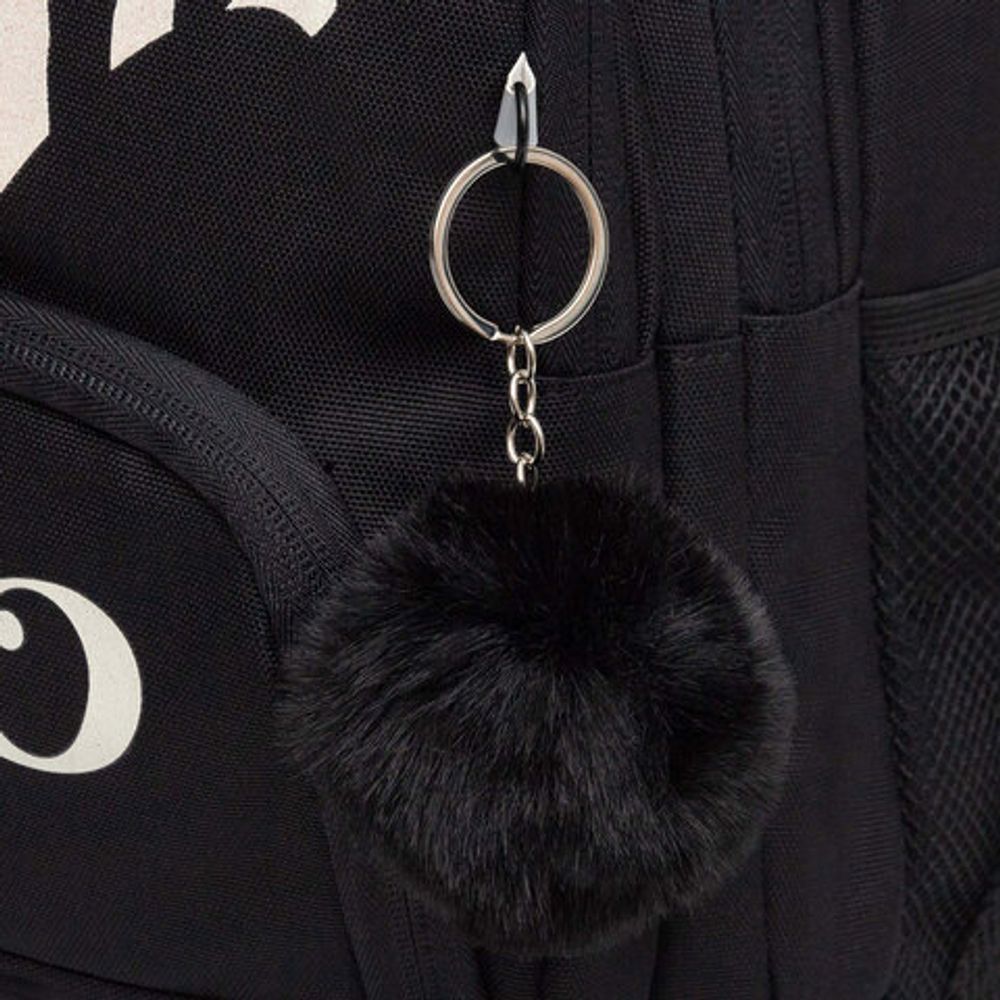 Рюкзак GRIZZLY школьный, укрепленная спинка, 3 отделения, для девочек, "MIAW", фиолетовый, 39х30х20 см, RG-562-1/3