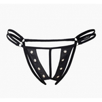 Трусики с доступом и металлическими вставками Easy to love, S/M, 42-44