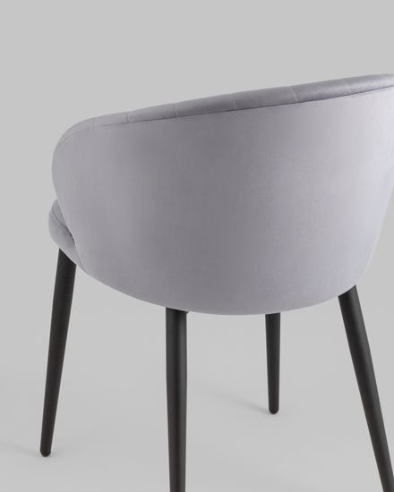 Стул Lastura велюр серый