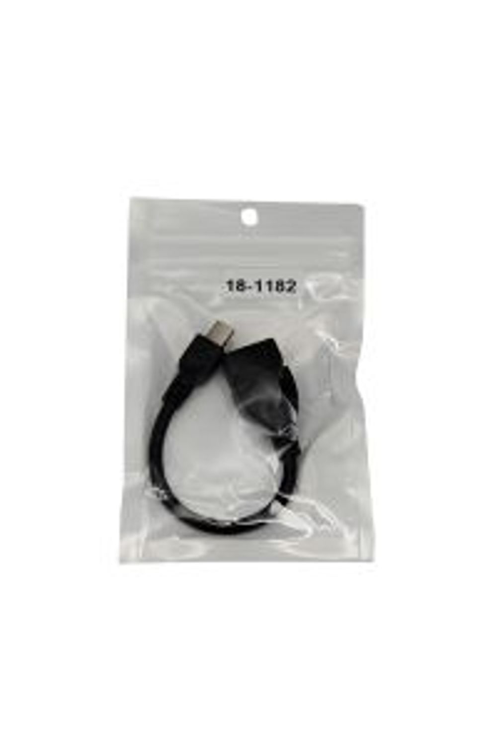 Кабель USB OTG, шт. micro USB – гн. USB-A, 2,4A, 0,15м, ПВХ, черный REXANT