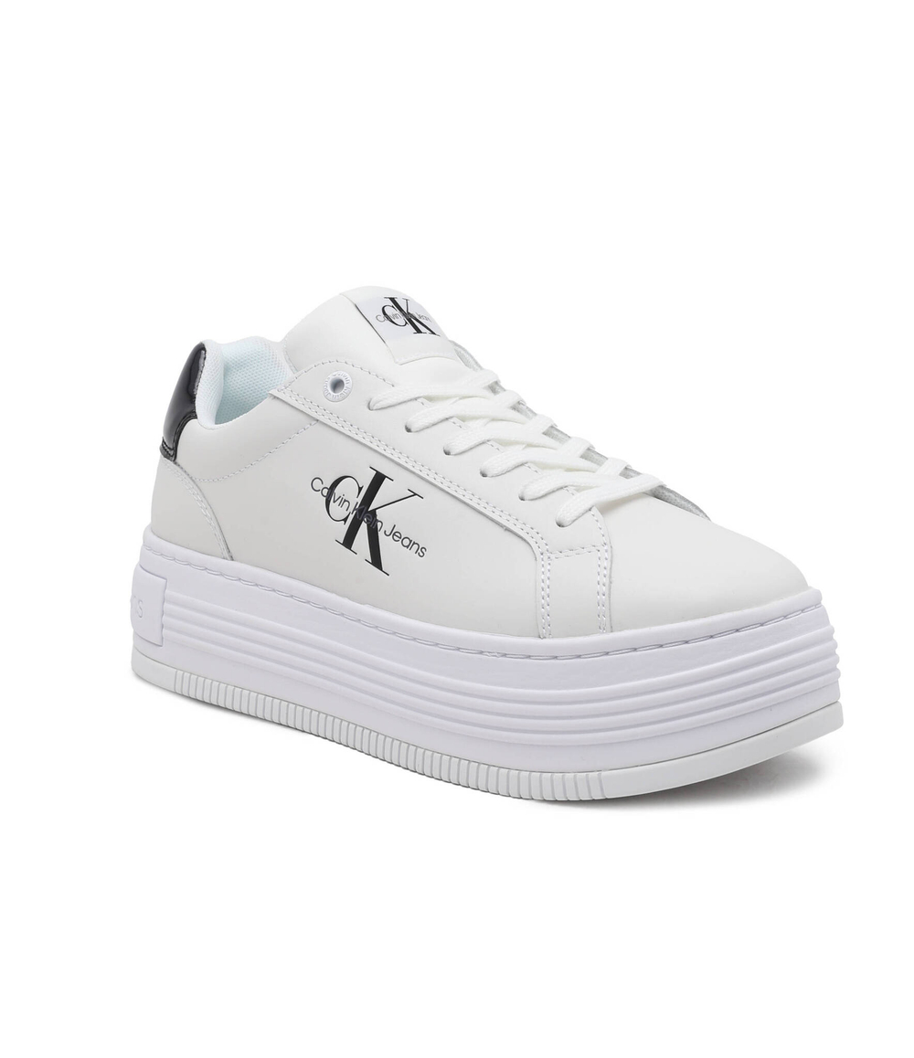 Кожаные кроссовки CALVIN KLEIN JEANS - белый(YW0YW01431)