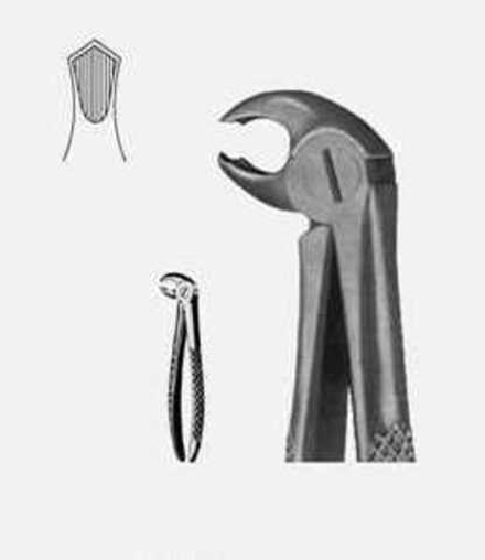 Щипцы для удаления моляров нижней челюсти 22 ВР-Щ-173