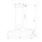 Подвесная люстра TK Lighting 4549 Estera Gold
