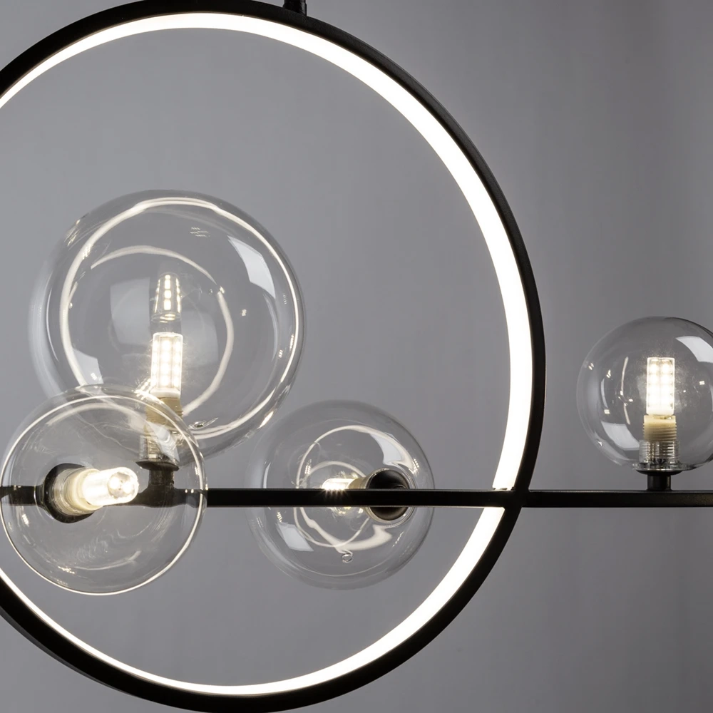 Люстра на штанге Arte Lamp SATURN A7791SP-59BK