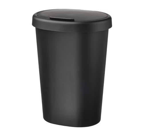 ХОЛАСС HOLASS Контейнер с крышкой, 8 л, черный