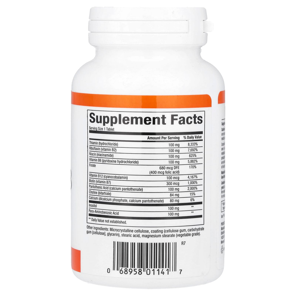Natural Factors, Комплекс витаминов группы B, 90 таблеток