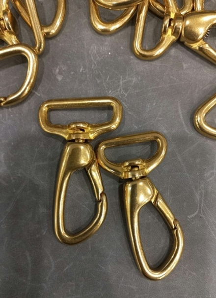 Карабин, латунь, 20/25/30мм