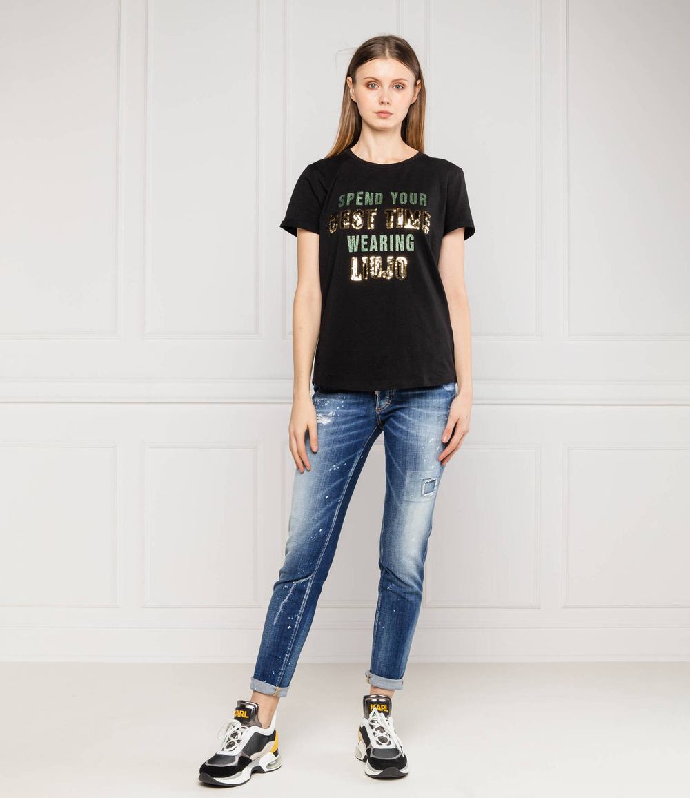 футболка Liu Jo - черный(WA0367 J5003)