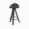 Полубарный стул Trio, 66 см, черный